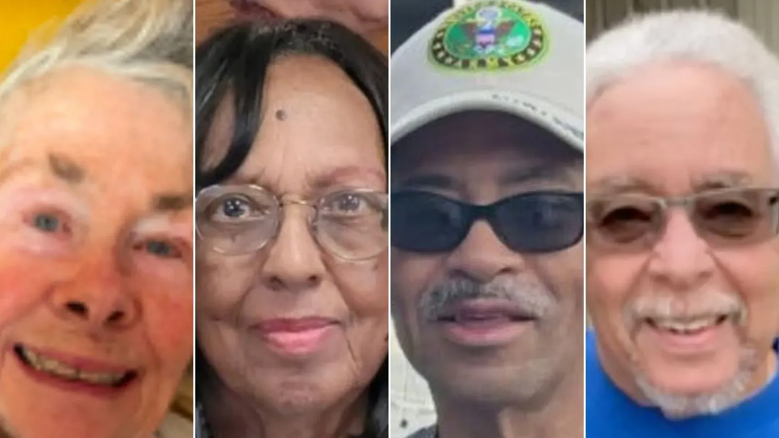 صور لخمسة من ضحايا حرائق لوس أنجلوس، تشمل رجالاً ونساءً، يعكسون قصصهم المؤلمة خلال الكارثة.