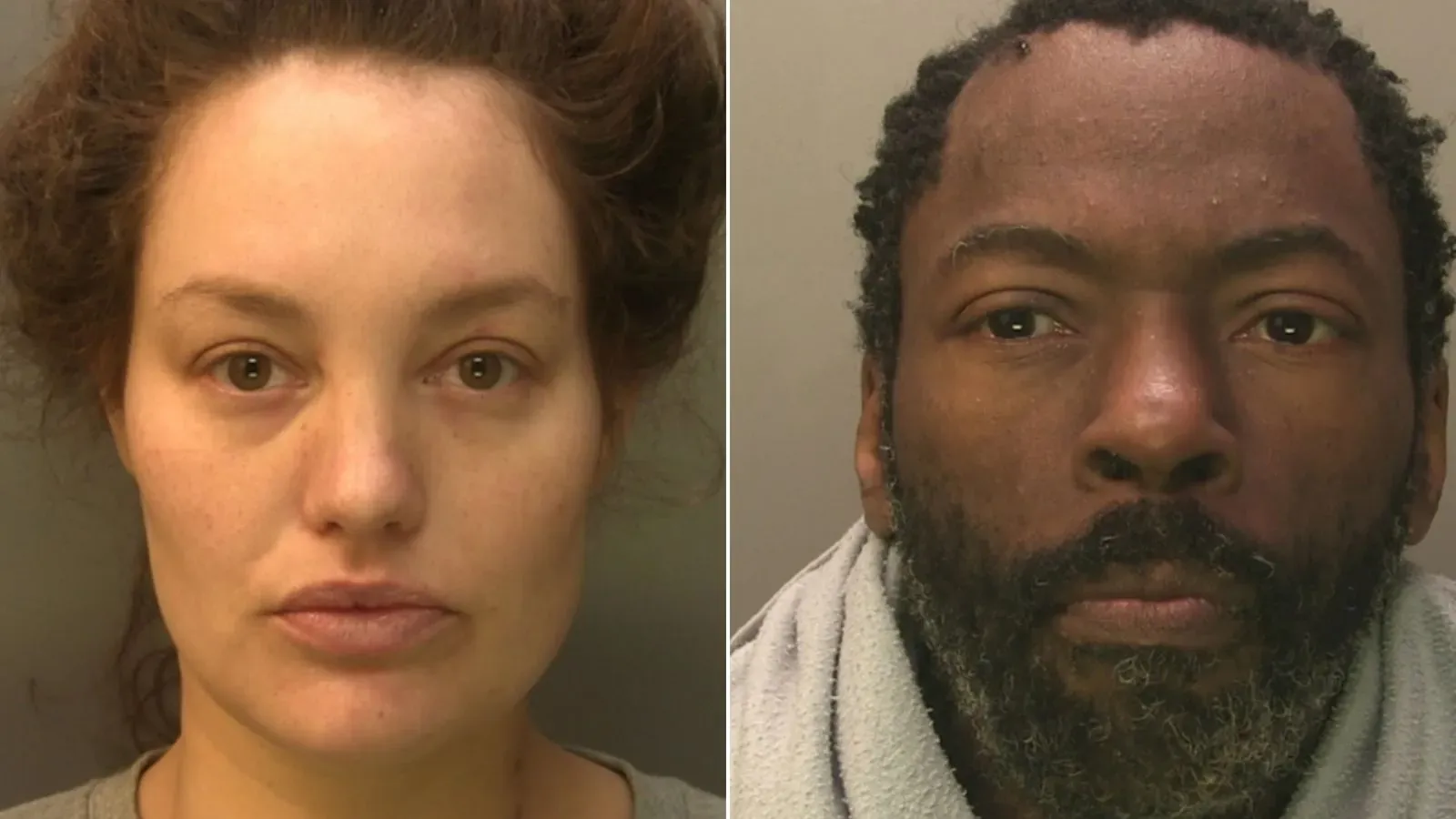 صور لكونستانس مارتين ومارك جوردون، الوالدين المدانين بالقتل غير العمد بعد وفاة ابنتهما في ظروف مأساوية.