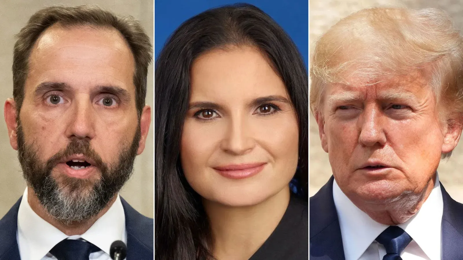 تظهر الصورة جاك سميث، القاضية أيلين كانون، ودونالد ترامب، في سياق التحقيقات حول انتخابات 2020.