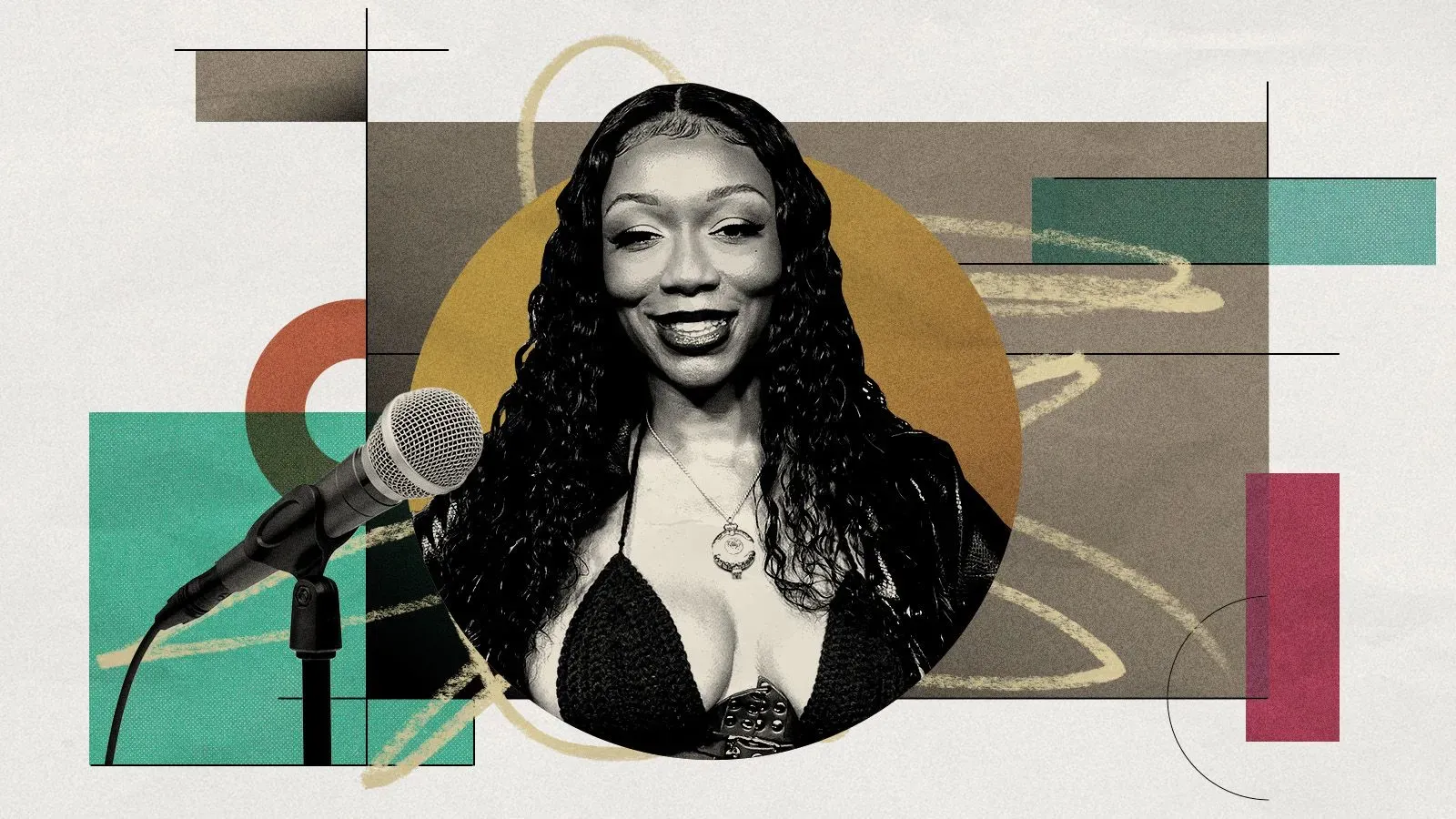 صورة لجانجل بوسي، فنانة الراب المستقلة، تتحدث عن نجاحها في هوليوود وتأثيرها في فيلم "معركة تلو الأخرى".