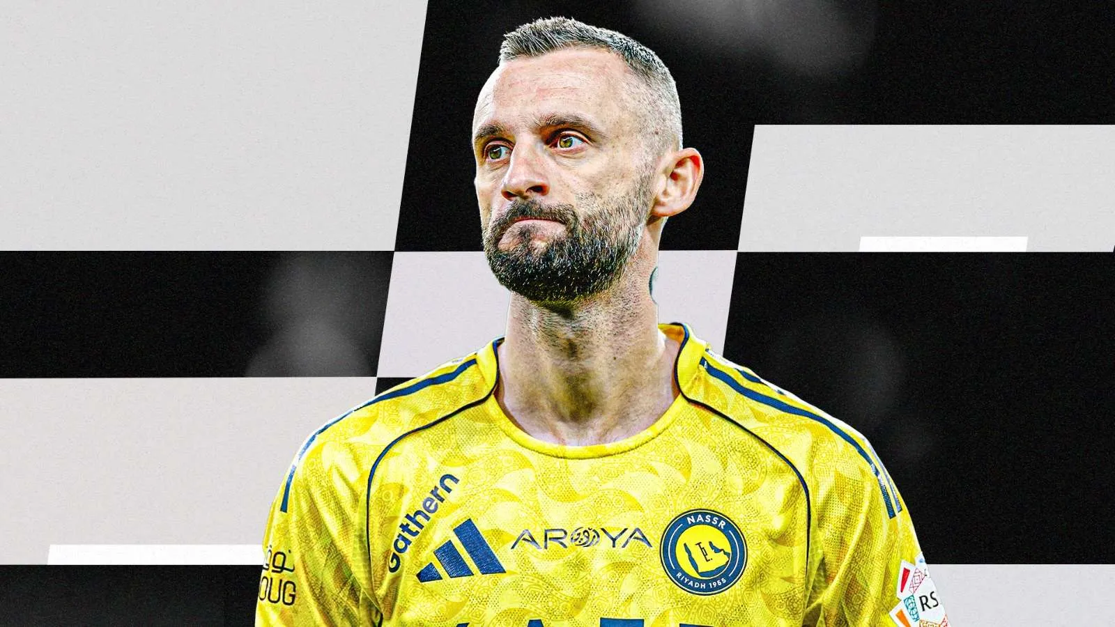 لاعب كرة القدم مارسيلو برّوزوفيتش بزي نادي النصر السعودي، مرتبط بإمكانية انتقاله إلى يوفنتوس لتعزيز وسط الملعب وسط تحديات لوائح الدوري الإيطالي.