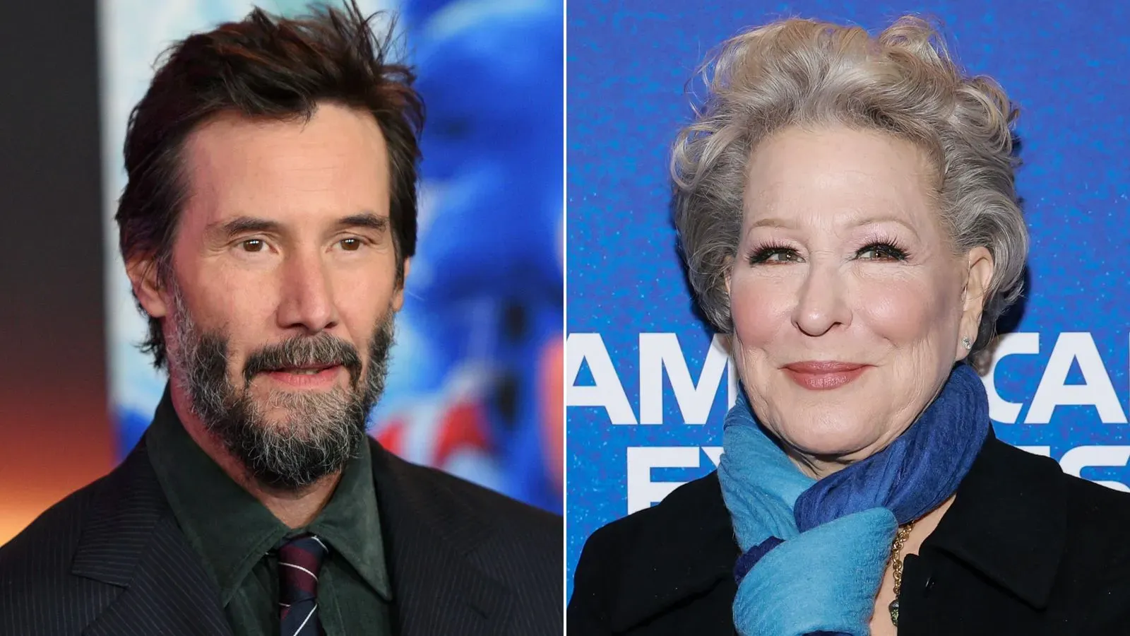 كيانو ريفز وبيتي ميدلر يظهران معاً، حيث يدعمان حملة "البقاء في لوس أنجلوس" لتعزيز الإنتاج السينمائي في المنطقة.