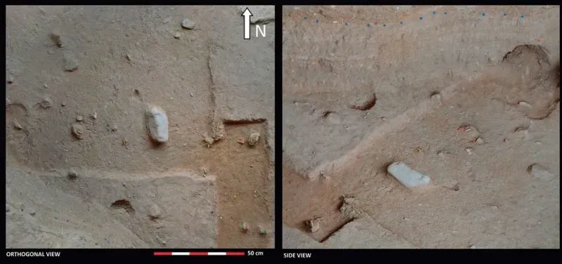 اكتشاف حصاة تحمل بصمة إنسان نياندرتال في ملجأ سان لازارو بإسبانيا، مما يشير إلى استخدام الفن الرمزي قبل 43,000 سنة.