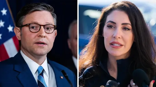 خلاف بين مايك جونسون وآنا باولينا لونا حول التصويت بالوكالة في الكونغرس، يعكس التوترات داخل الحزب الجمهوري.