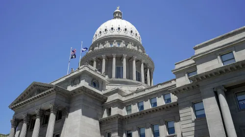 مبنى الكابيتول في ولاية أيداهو، حيث تم مناقشة مشروع قانون يجعل الإعدام رمياً بالرصاص الطريقة الرئيسية للإعدام.