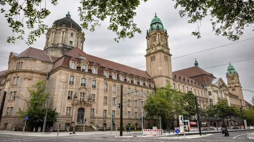 مبنى المحكمة في برلين، حيث يواجه طبيب اتهامات بالقتل بعد إعطائه أدوية قاتلة لمرضى تحت رعايته.