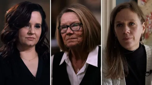 نساء يتحدثن عن تجاربهن مع وزارة شؤون المحاربين القدامى بعد انتحار أزواجهن، مبرزات تحديات الحصول على المزايا.