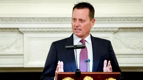 ريتشارد غرينيل، مستشار ترامب السابق، يتحدث خلال تعيينه في مجلس إدارة شركة Live Nation وسط قضايا مكافحة الاحتكار.