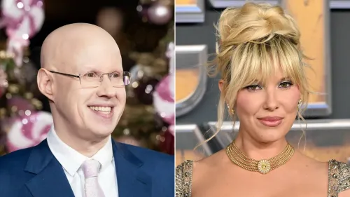 مات لوكاس يعتذر لميلي بوبي براون عن التعليقات حول إطلالتها الجديدة، التي تتضمن تسريحة شعر شقراء وأزياء مستوحاة من التسعينيات.