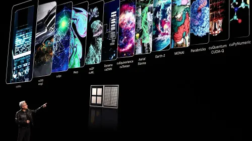 عرض لجينسن هوانج، الرئيس التنفيذي لشركة إنفيديا، مجموعة من التطبيقات والبرامج الجديدة في مجال الذكاء الاصطناعي خلال مؤتمر المطورين.