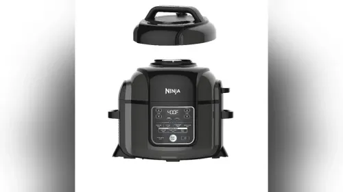 قدر ضغط متعدد الوظائف من نينجا فودي مع غطاء منفصل، تم استدعاؤه بسبب مخاطر الحروق أثناء الاستخدام.