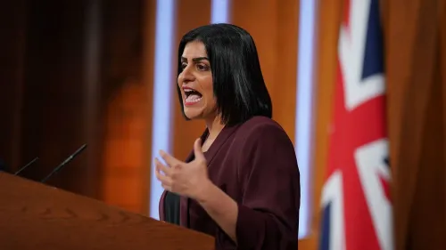 وزيرة العدل شبانة محمود تتحدث في البرلمان حول الإخصاء الكيميائي كإجراء للحد من الجريمة، مع العلم أن هذه الإجراءات تستهدف مرتكبي الجرائم الجنسية.