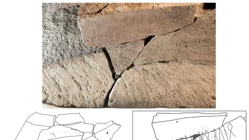 شظايا من الحجر الروني الأقدم، تحمل نقوشًا رونية غامضة، تم اكتشافها في النرويج، تكشف عن تاريخ الكتابة الجرمانية.