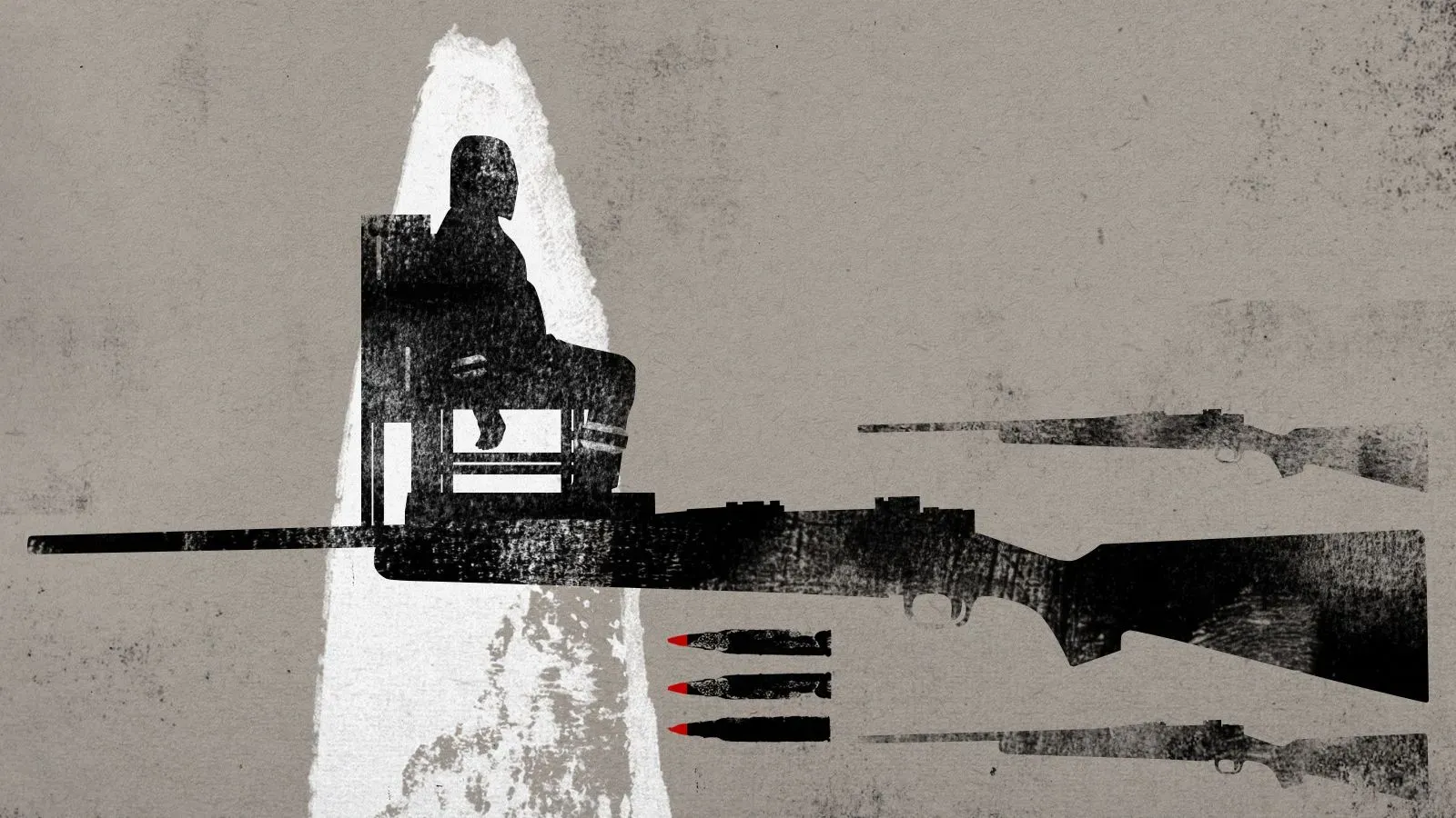 رسم توضيحي يظهر كرسي الإعدام ورجال مسلحين بالبنادق، في سياق إعدام براد سيغمون في كارولينا الجنوبية.