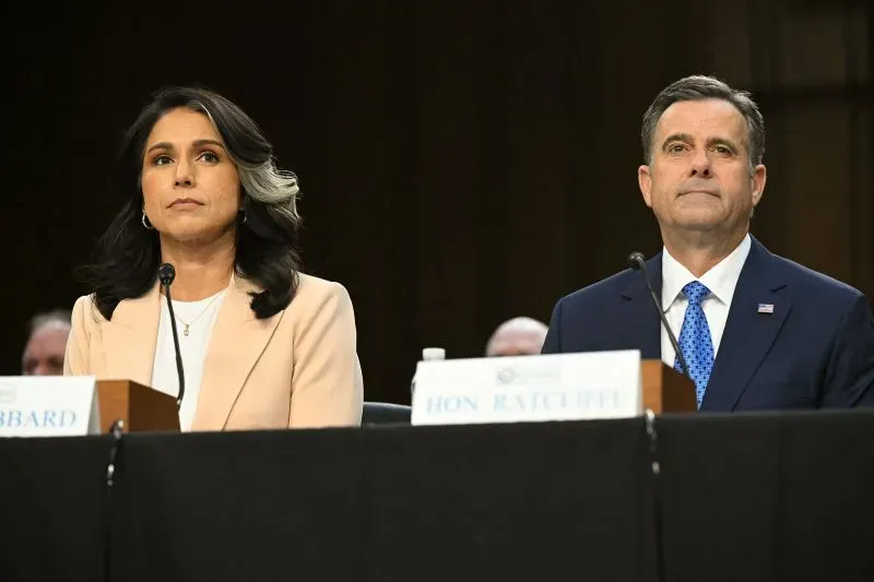 شهادة تولسي غابارد وجون راتكليف خلال جلسة استماع في مجلس الشيوخ حول تسريبات محتملة لمعلومات سرية تتعلق بالضربات العسكرية في اليمن.