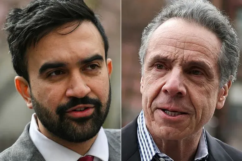 ممداني وكومو، مرشحان لانتخابات عمدة نيويورك، حيث يعبر ترامب عن دعمه لكومو بعد خسارته في الانتخابات التمهيدية.