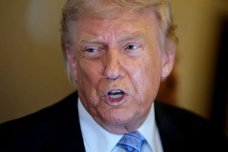 تصريح للرئيس الأمريكي دونالد ترامب يتحدث فيه عن مقتل أبو بلال المنوكي، الرجل الثاني في داعش، خلال عملية مشتركة مع القوات النيجيرية.