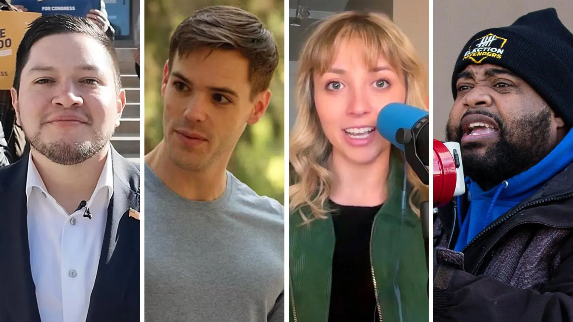 مجموعة من المرشحين الديمقراطيين الشباب، بينهم جورج هورنيدو وكات أبوغزالة، يتحدثون عن التغيير في الحزب ودورهم في الانتخابات المقبلة.